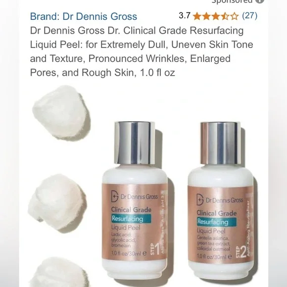 NIB dr dennis gross clinical grade resurfacing liquid peel - Picture 4 of 12